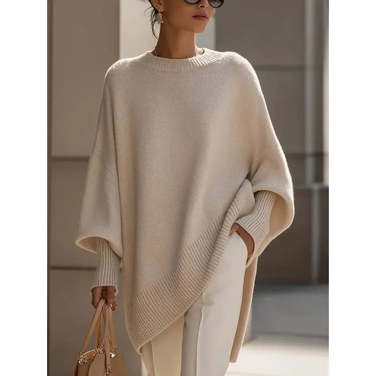 Relaxed Crew Neck Sweater