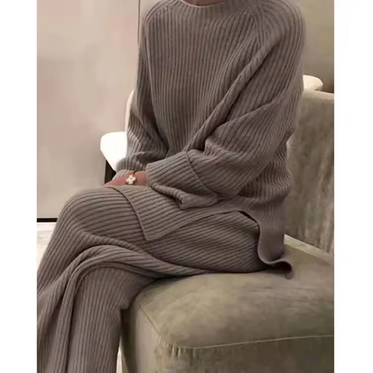 Knit Sweater & Pants Set